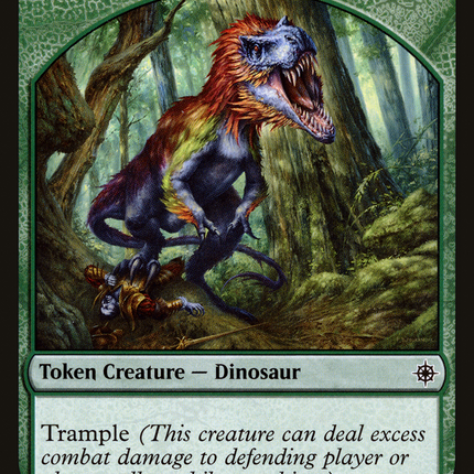 Dinosaur [Ixalan Tokens] Foil