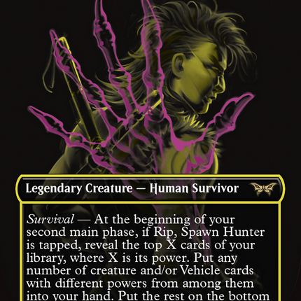 Rip, Spawn Hunter (Borderless) [Duskmourn: House of Horror] Foil