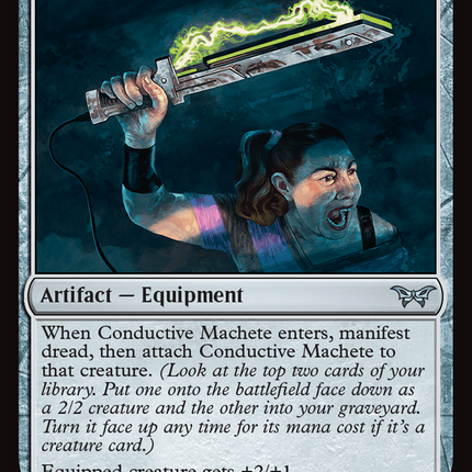 Conductive Machete [Duskmourn: House of Horror]
