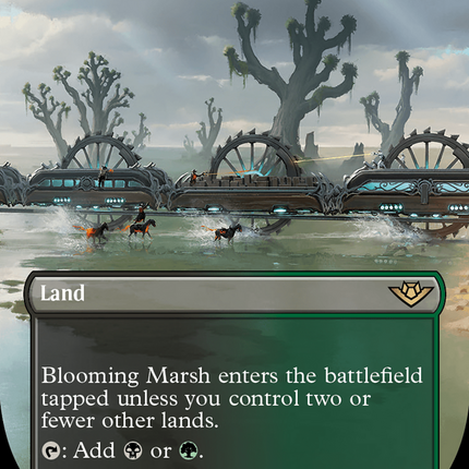 Blooming Marsh (Borderless) [Outlaws of Thunder Junction] Foil