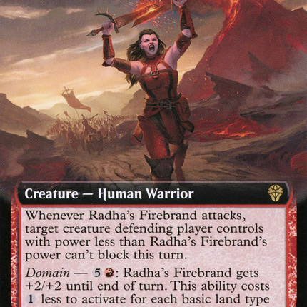 Radha's Firebrand (Extended Art) [Dominaria United]