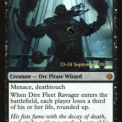 Dire Fleet Ravager [Ixalan Promos] Prerelease Foil