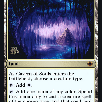 Cavern of Souls [The Lost Caverns of Ixalan Promos] Prerelease Foil