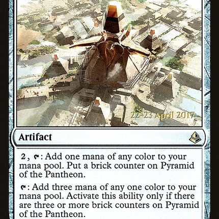 Pyramid of the Pantheon [Amonkhet Promos] Prerelease Foil