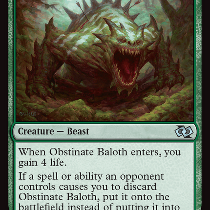 Obstinate Baloth [Foundations Jumpstart]