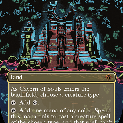 Cavern of Souls (Borderless) [The Lost Caverns of Ixalan]