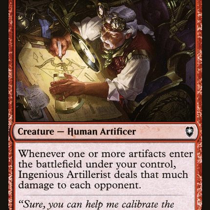 Ingenious Artillerist [Commander Legends: Battle for Baldur's Gate]