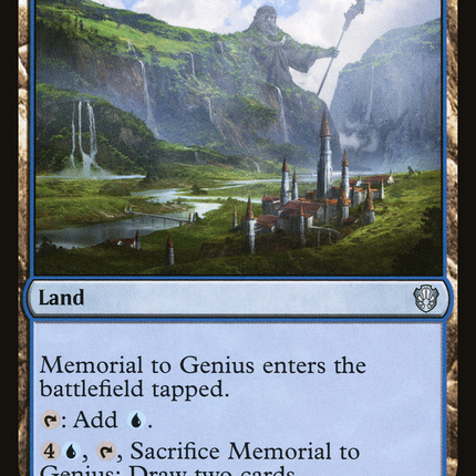 Memorial to Genius [Commander 2021]