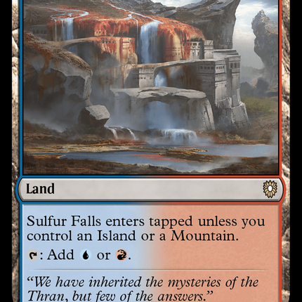 Sulfur Falls [Bloomburrow Commander]
