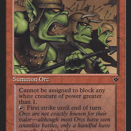 Orcish Veteran [Fallen Empires]