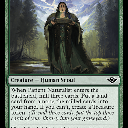 Patient Naturalist [Outlaws of Thunder Junction] Foil