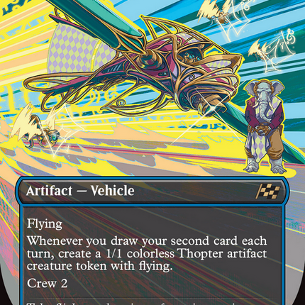 Thopter Fabricator (Borderless) [Aetherdrift] Foil