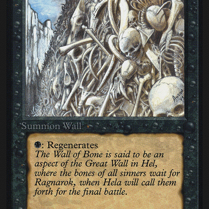 Wall of Bone [Intl. Collectors' Edition]
