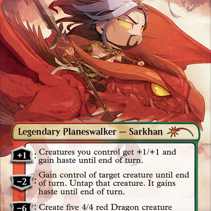 Sarkhan Vol (Borderless) [Secret Lair Drop]