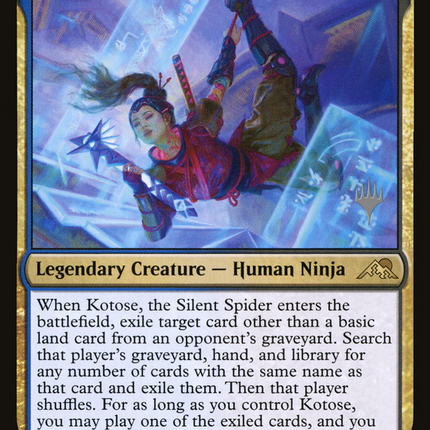 Kotose, the Silent Spider [Kamigawa: Neon Dynasty Promos]