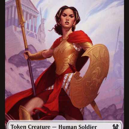 Human Soldier [Theros Beyond Death Tokens] Foil