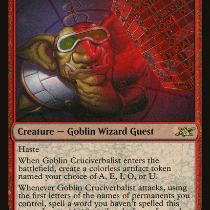 Goblin Cruciverbalist [Unfinity] Galaxy Foil