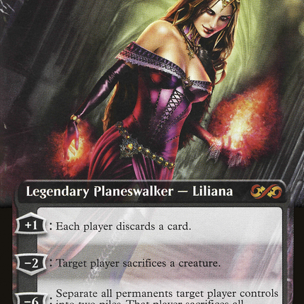 Liliana of the Veil (Extended Art) [Ultimate Box Topper] Foil