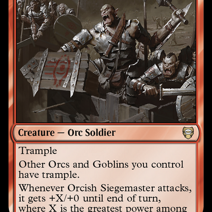 Orcish Siegemaster [Tales of Middle-earth Commander]