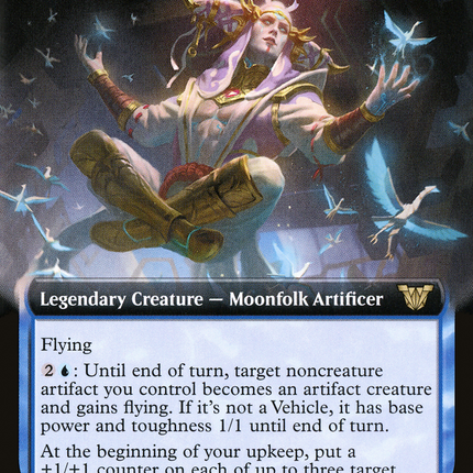 Katsumasa, the Animator (Extended Art) [Neon Dynasty Commander]