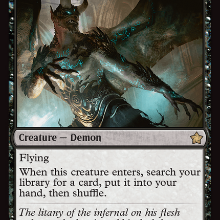 Rune-Scarred Demon [Foundations] Foil