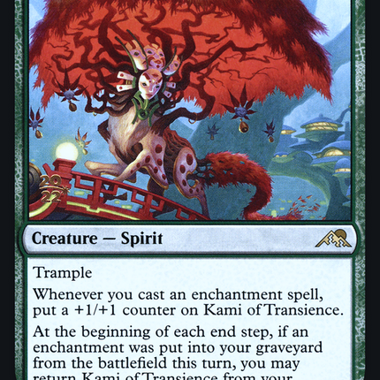 Kami of Transience [Kamigawa: Neon Dynasty Promos] Prerelease Foil