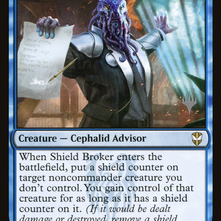 Shield Broker [New Capenna Commander Promos] Foil