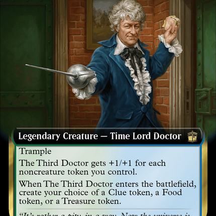 The Third Doctor (Extended Art) [Doctor Who] Surge Foil
