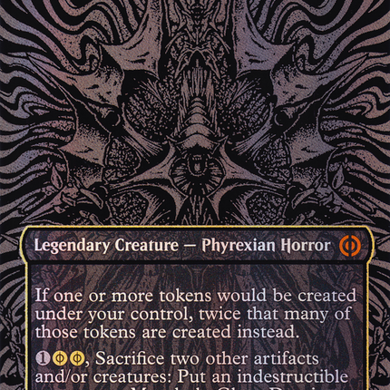 Mondrak, Glory Dominus (Borderless) [Phyrexia: All Will Be One] Oil Slick Raised Foil