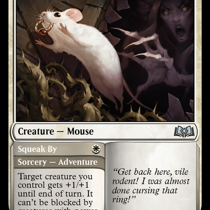 Cheeky House-Mouse // Squeak By [Wilds of Eldraine]