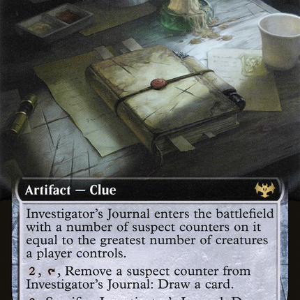 Investigator's Journal (Extended Art) [Innistrad: Crimson Vow]