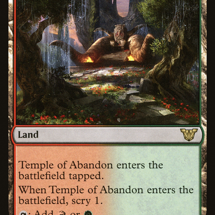Temple of Abandon [Neon Dynasty Commander]