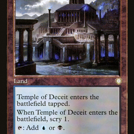 Temple of Deceit (Retro) [The Brothers' War Commander]