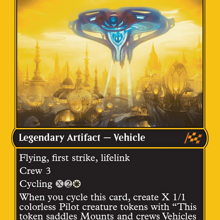 Valor's Flagship (First-Place Foil) [Aetherdrift] Foil