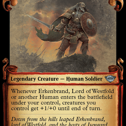 Erkenbrand, Lord of Westfold (Showcase) [The Lord of the Rings: Tales of Middle-earth]