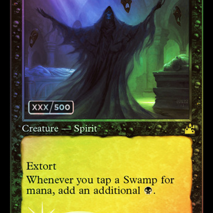 Crypt Ghast (Retro) [Ravnica Remastered] Serialized Foil