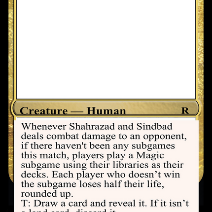 Shahrazad and Sindbad [Unknown Event]