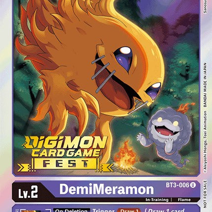 DemiMeramon [BT3-006] (Digimon Card Game Fest 2022) [Release Special Booster Promos]