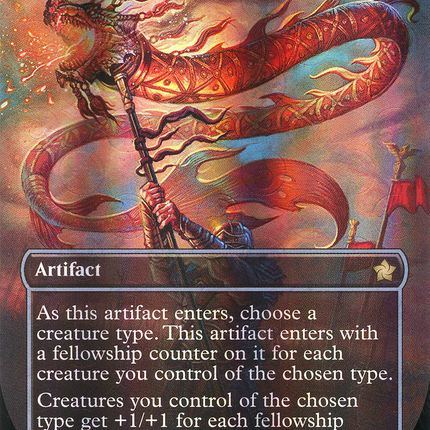 Banner of Kinship (Borderless) [Foundations] Mana Foil