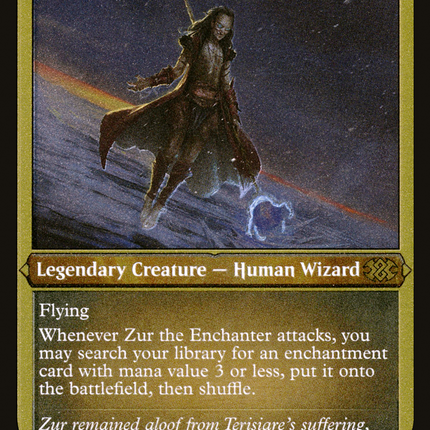 Zur the Enchanter [Double Masters 2022] Etched Foil