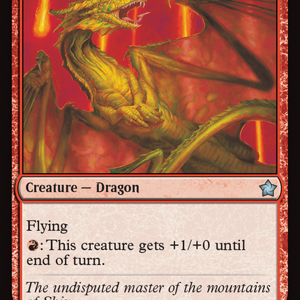 Shivan Dragon [Foundations] Foil