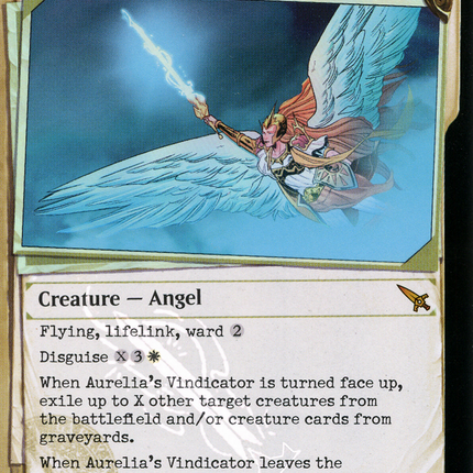 Aurelia's Vindicator (Showcase) [Murders at Karlov Manor] Invisible Ink Foil