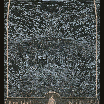Island (409) [Innistrad: Crimson Vow] Etched Foil