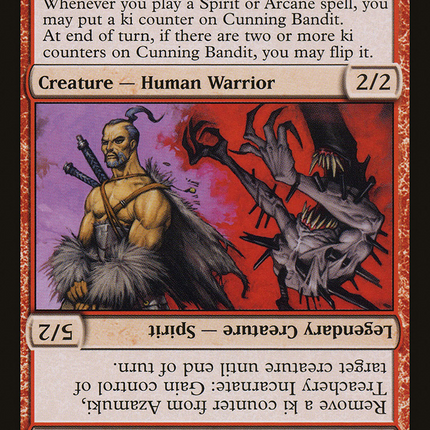 Cunning Bandit // Azamuki, Treachery Incarnate [Betrayers of Kamigawa]