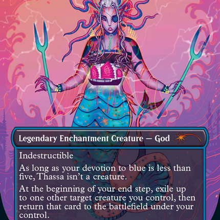 Thassa, Deep-Dwelling (Borderless) [Secret Lair Drop]