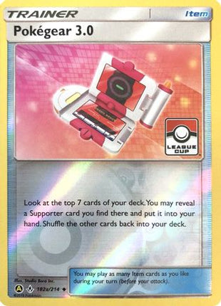 Pokegear 3.0 - 182a/214 (League Cup) [League & Championship Cards] Reverse Holofoil