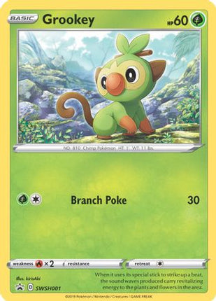 Grookey - SWSH001 - null/null [SWSH: Sword & Shield Promo Cards] Holofoil