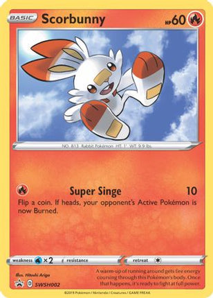 Scorbunny - SWSH002 - null/null [SWSH: Sword & Shield Promo Cards] Holofoil