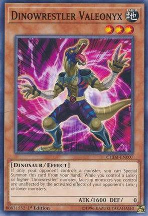 Dinowrestler Valeonyx (Common / Short Print) [CHIM-EN007] Unlimited