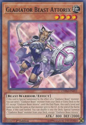 Gladiator Beast Attorix (Rare) [CHIM-EN012] Unlimited